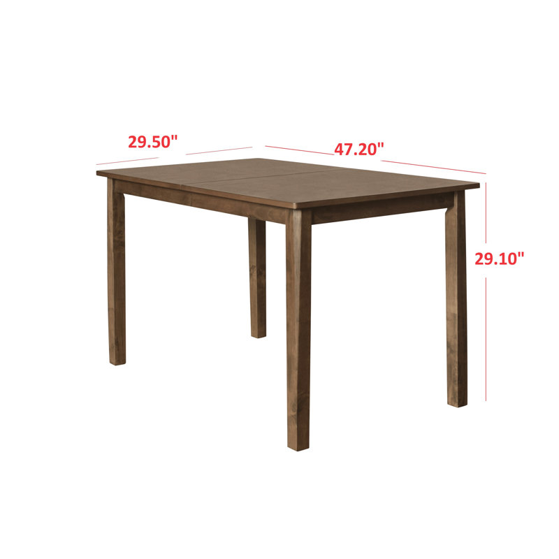 Ensemble repas pour 4 personnes Eslettes, Brun