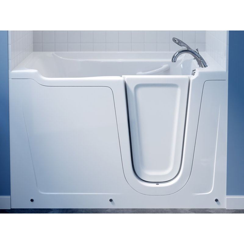 Therapeutic Tubs 36 in. x 60 in. Right Drain Quick Fill Walk-In Soaking Tub in White, Right