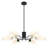 Lakendria 6 - Light 34.65'' Mid Century Chandelier With Milk White Glass Shade For Bedroom Living Room Kitchen Foyer Entryway-1348811206