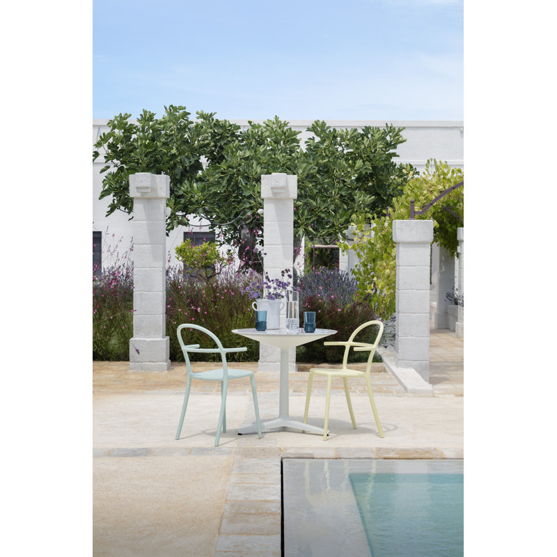 Generic C Arm Chair, White