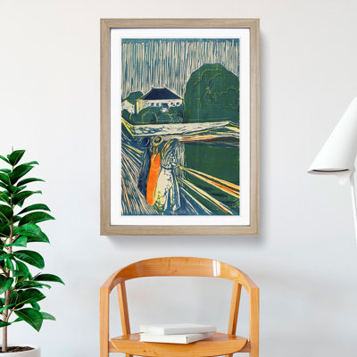 The Girls on the Bridge by Edvard Munch - Picture Frame Painting