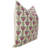 Fabdivine Hand Block Printed Cushion Cover – Rustic Charm for Sofas & Chairs, Lotus, Pink-114976899