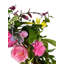 Couronne florale artificielle rose 22 pouces