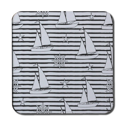 Square 6 Piece Coaster Set