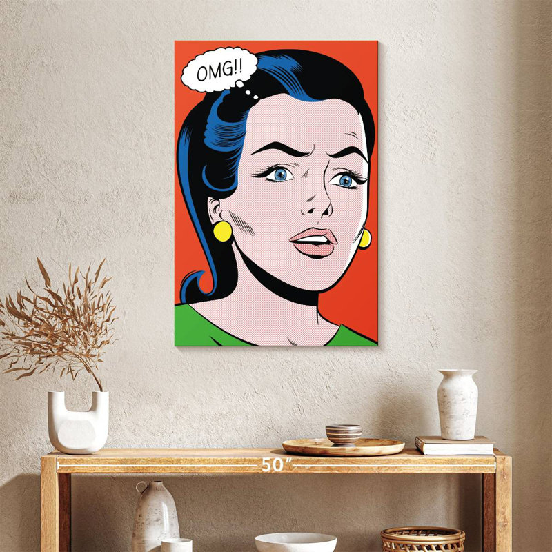 Leisha OMG, 36" H x 24" W