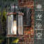 Lanterne murale noire 11,5 "H