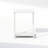 Villalba Industrial Metal Frame Nightstand, Bedside Table, White-731584879-731584877-731584882