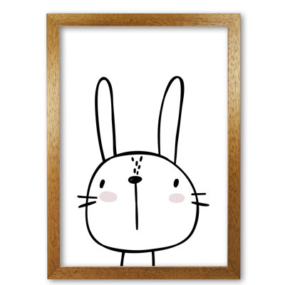 White Bunny - Painting