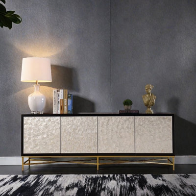 Light luxury fashion design sense TV cabinet