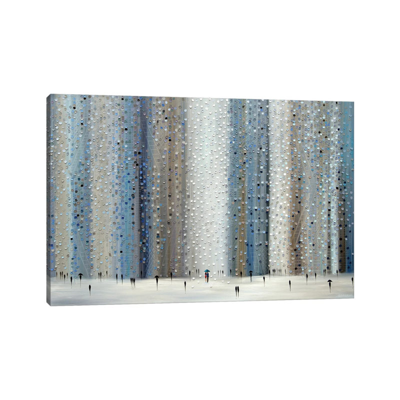 Love Rain by Ekaterina Ermilkina - Print on Canvas, Wrapped Canvas, 101.6 cm H x 66.04 cm W x 1.91 cm D