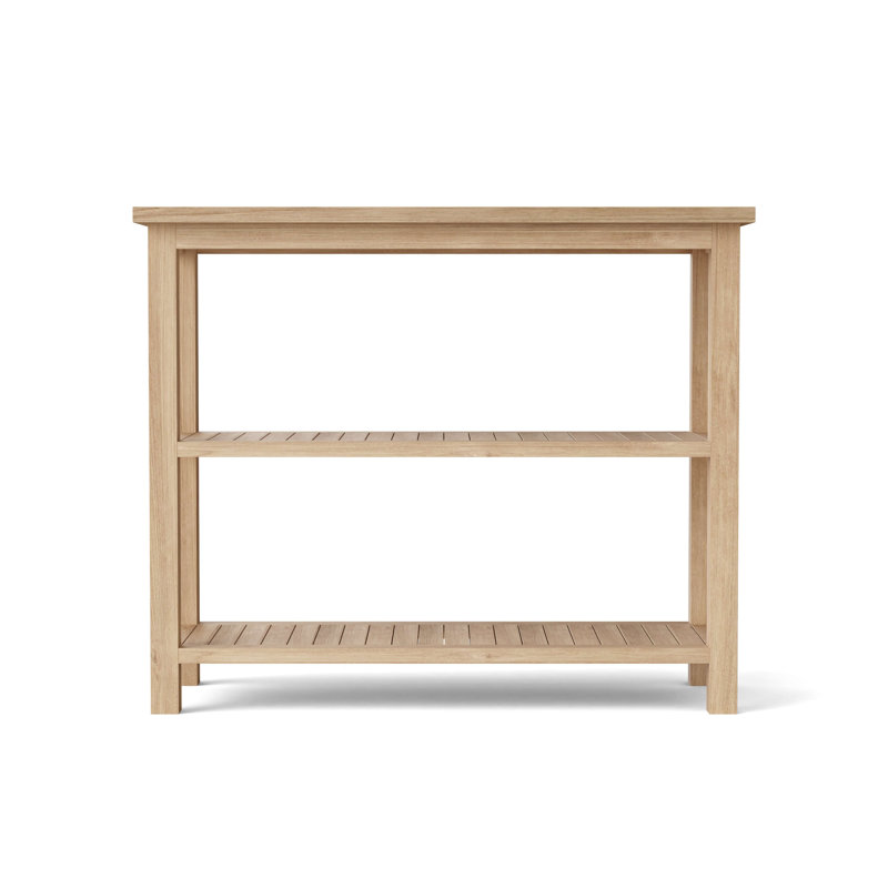Rectangular Teak Outdoor Buffet & Console Table