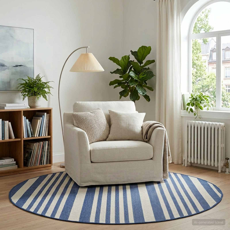 Round 160 cm x 160 cm Area Rug