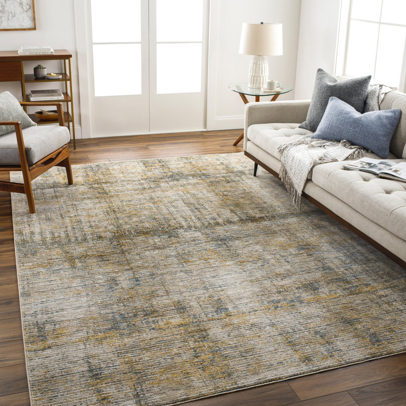 Reggie-Ray Abstract Indoor Rug, Rectangle 2' x 3'