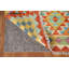 Tapis décoratif géométrique en laine Kilim