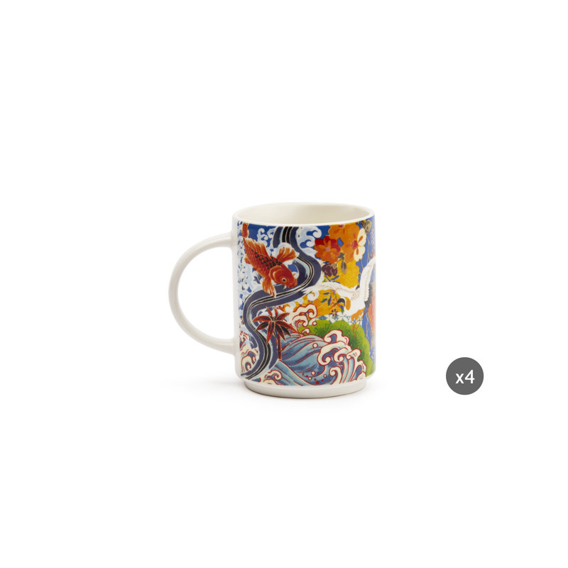 Kimono Porcelain Coffee Mug