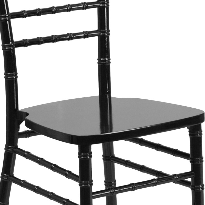 Fauteuil Chiavari Yasmin, Noir