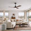 Nicola 52'' 3 - Blade Modern Ceiling Fan with Remote Control and Light Kit-401489847