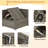 7 Pieces Outdoor Patio Set with WPC Coffee Table-578499584