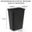 Rolling Kitchen Island with Pull-Out Trash Bin Cabinet,Kitchen Storage Cart On Wheels with 3 Tier Spice Rack,1 Drawer Bamboo Countertop,for Small Space-1155460847