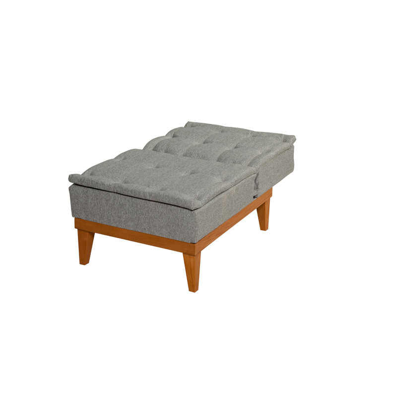 Fauteuil demi-tonneau l 23,62 po Cabrera, Gris foncé