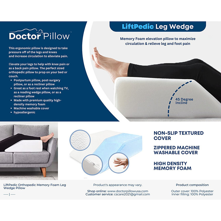 Knee Orthopedic Pillow - Ergonomic - Quality Memory Foam