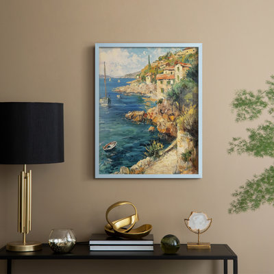 NAUTICAL Series DLxxvII, reproduction encadrée - bois massif