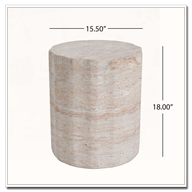 Outdoor Concrete Side Table