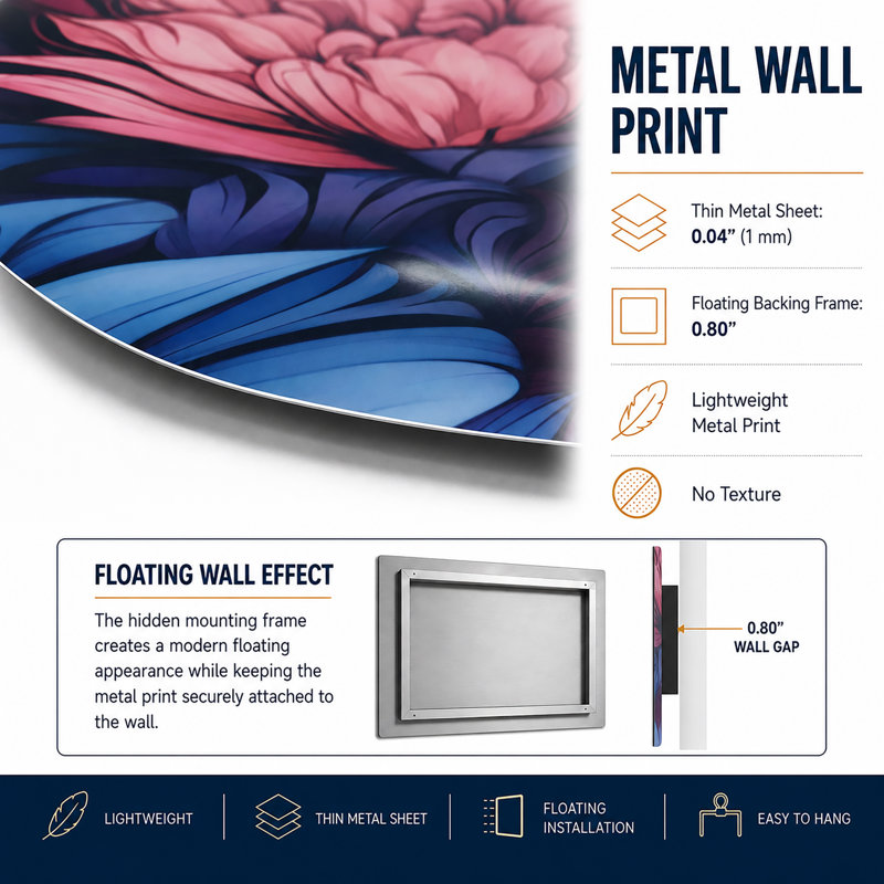 Or et turquoise encre fluide en marbre II - Grande sculpture d'horloge murale dorée, Petit