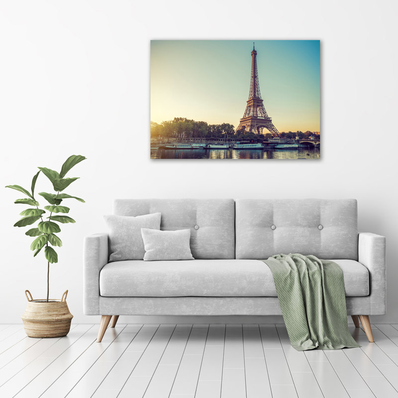 Eiffel Tower Paris - Wrapped Canvas Print