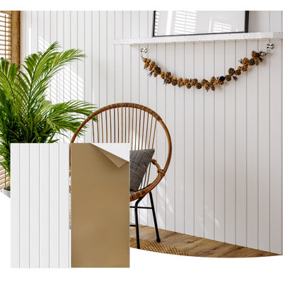 Acoustic Panels 12-Pack Soundproof Wall Panels 24"X12"X0.4" Decorative Sound Panels High Density Sound Dampening Panels 3D Slat Wall Panels for Walls and Ceilings