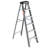 Fibreglass Step Ladder 6-Step 250lbs Grey