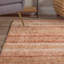 Tapis rayé rouille-475811534