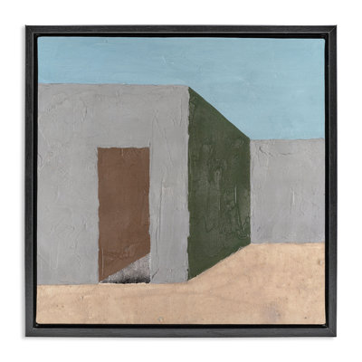 «Southwestern Adobe House», art mural encadré par Michael Willett