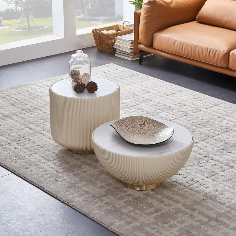 table de bout cylindriques