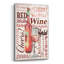 «Red Wine75» par Jean Plout, art mural en verre acrylique, 24 po x 36 po-2142874413