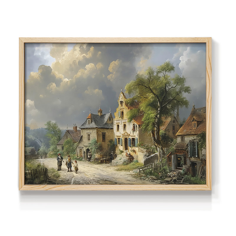 Paysage - CLV III - Reproduction encadrée - réarmable, H 16 po x l 20 po, Naturel