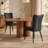 Keasya 18.3" H Faux Leather Upholstered Modern Dining Chairs-30660781-31309523