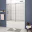 Porte de baignoire à cadre en aluminium l 56 "-60" x H 58 "-115203418