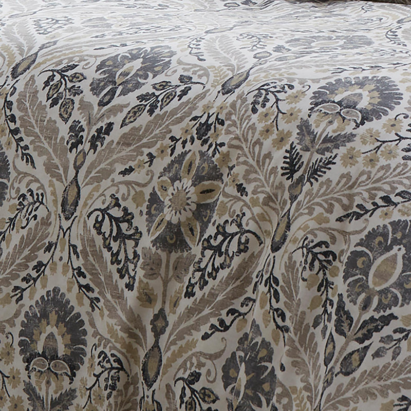 Cotton Geometric Duvet Cover Set with Pillowcases, Double Duvet Cover + 2 Standard Pillowcases