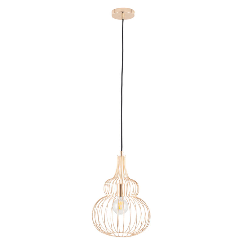 Fresnel 1 - Light Geometric Pendant, Gold