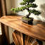 Console en bois massif de style médiéval.-129845892