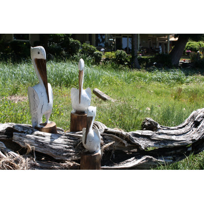 Nsonowa Animals Weather Resistant Wood Garden Statue