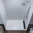 Matte White Solid Surface Shower & Tub Wall Panel, Surround, Quick Install, Cuttable, 0.138" thick-113370338-89905317