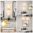 2-pack 24'' Dimmable Rechargeable LED Wall Sconce with Remote-272610806-272610803