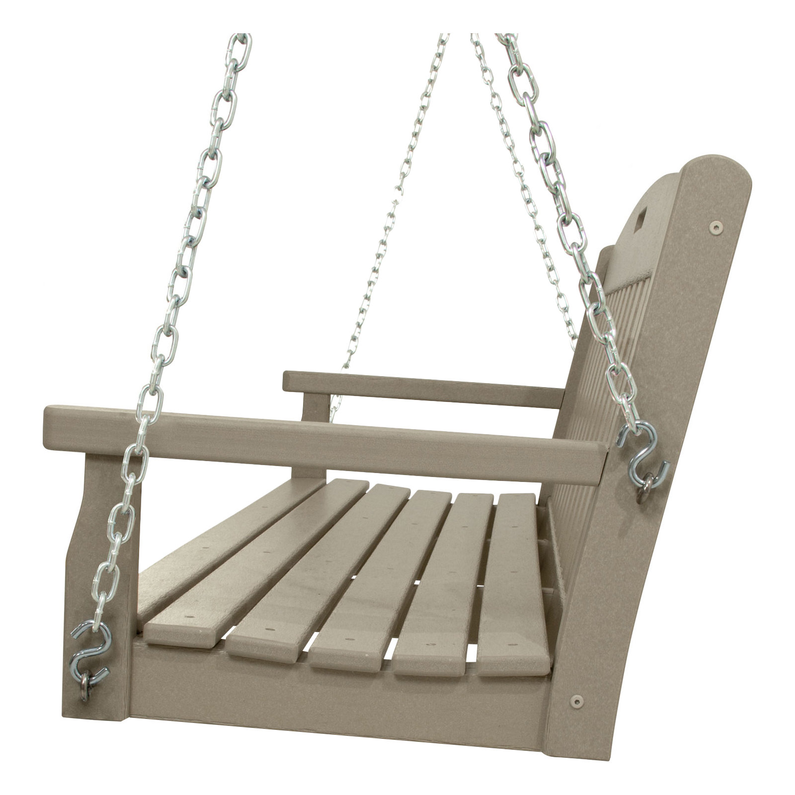 POLYWOOD Yacht Club 60" Swing, Sand Castle