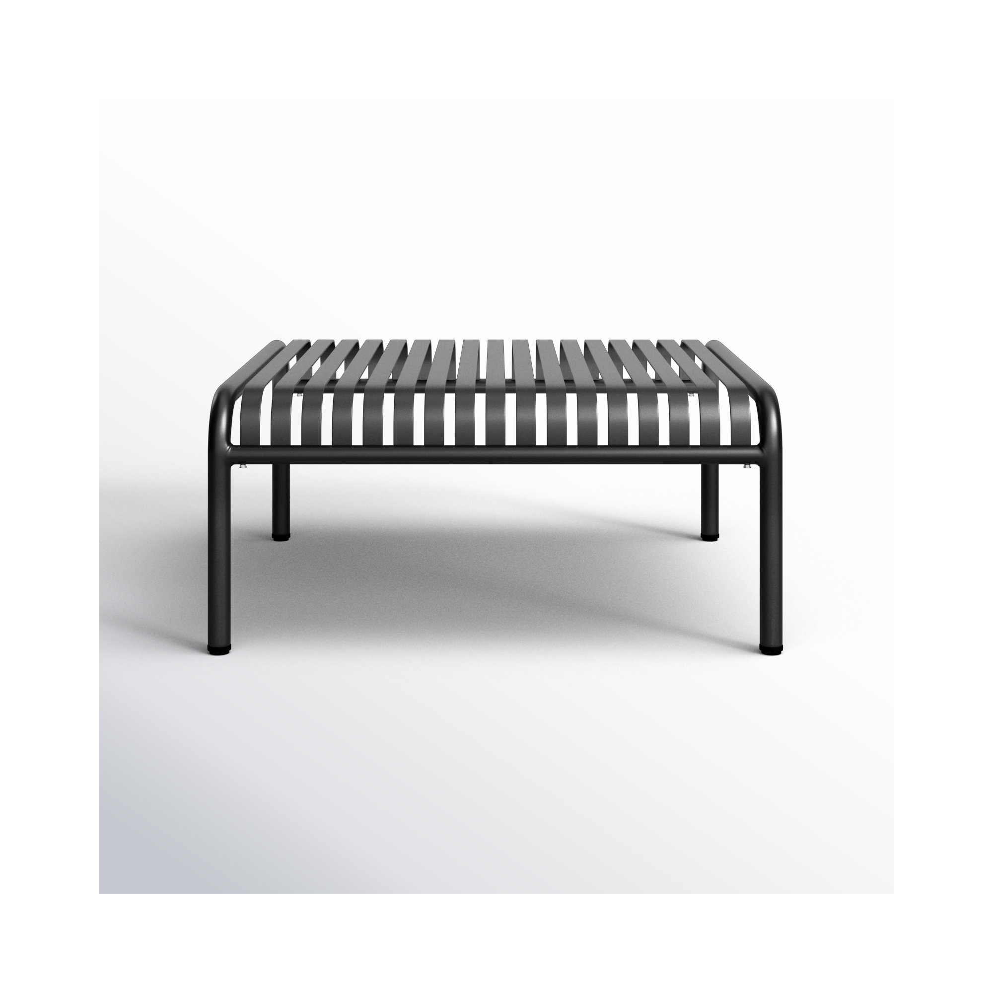 Winchester Outdoor Patio Coffee Table, Black