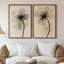 Art mural encadré sur toile - Neutres motifs floraux abstraits - 24 po x 36 po-1503833169-1503833174