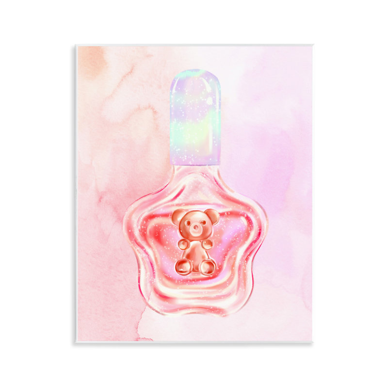 «Glam Bear», art mural sur plaque par Ziwei Li