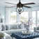 52" 4-Blade Reversible Ceiling Fan With Remote Control And Light Kit Included