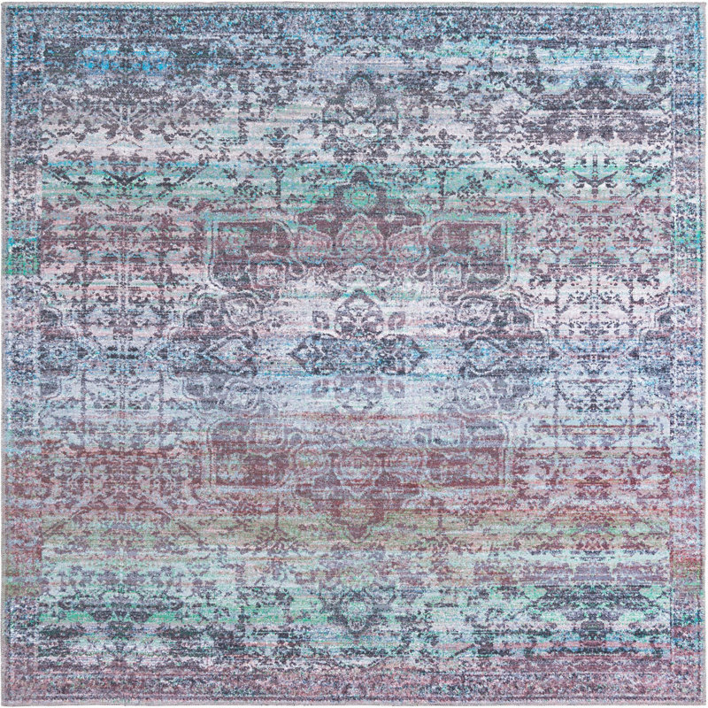 Ashington Oriental Indoor Rug, Square 7'10" x 7'10"